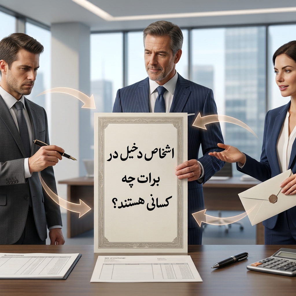اشخاص دخیل در برات چه کسانی هستند؟