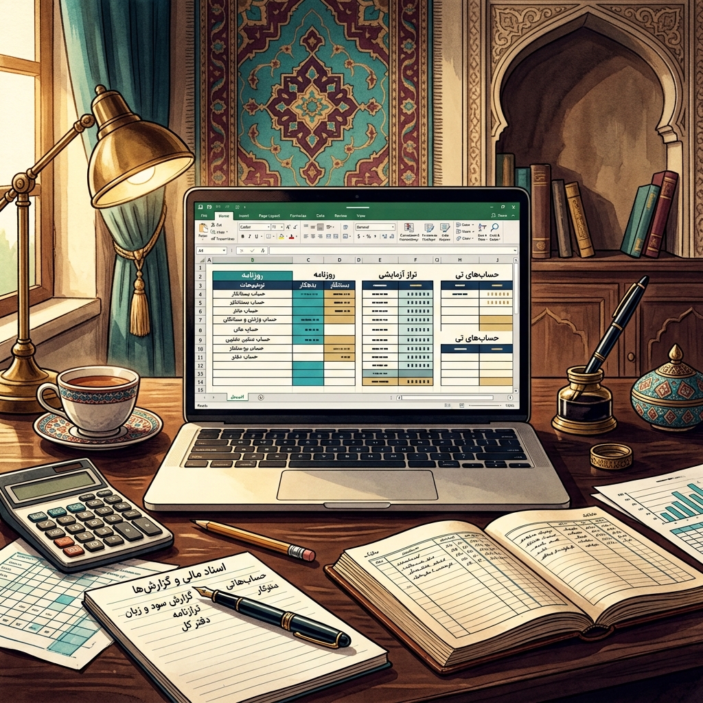 مبانی اولیه حسابداری در اکسل