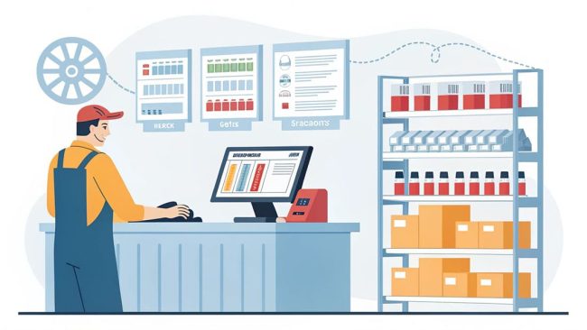 نرم‌ افزار حسابداری برای مدیریت مالی قطعات خودرو